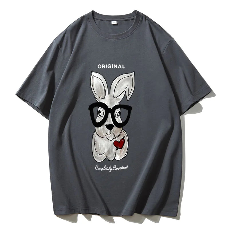 2024 Cool Rabbit Printed Loose Casual