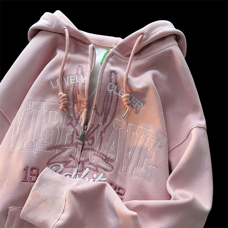Loose hoodie long sleeve Punk Hoodie top female