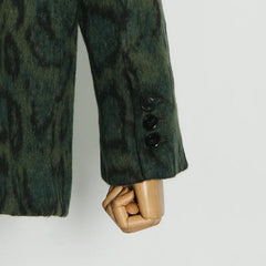 Mean Green Leopard Blazer