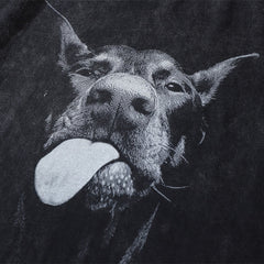 Men T-shirts Dog Printed