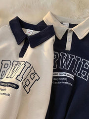 2023 New Style: Men's Turn Down Collar Shirt - Gmiixder Waffle Letter Casual Top