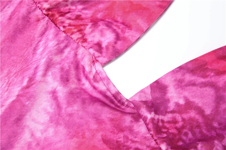 Tie Dye Print Jumpsuit