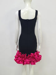 Date With Babe Mini Ruffle Dress