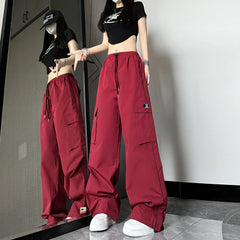Y2k Parachute Cargo Pants: Streetwear Essential