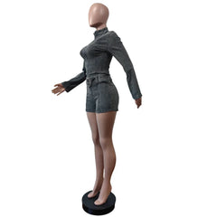 Making It Happen Denim Two Piece Set