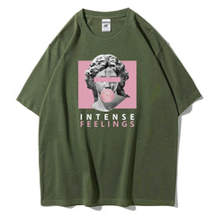 INTENSE FEELING Hip Hop Tees for Women