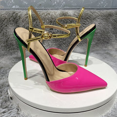 Pink Fusion Stiletto Heels