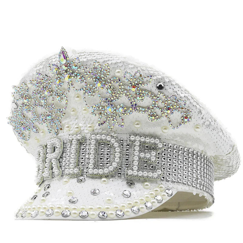 The Mrs Bride Captain Hat