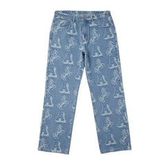 Retro Pants Hip-Hop National Tide Trousers