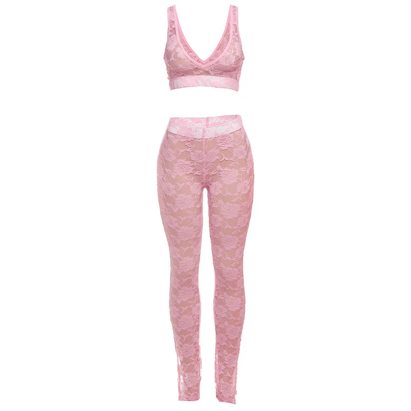 Tashay Mesh Leggings Set