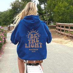 Be The Light Hoodie Mathew Women Vintage Hoodies Pullover