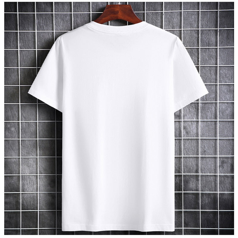Mens Shirts Casual Short Sleeve Clothes High Quality Printed Cotton