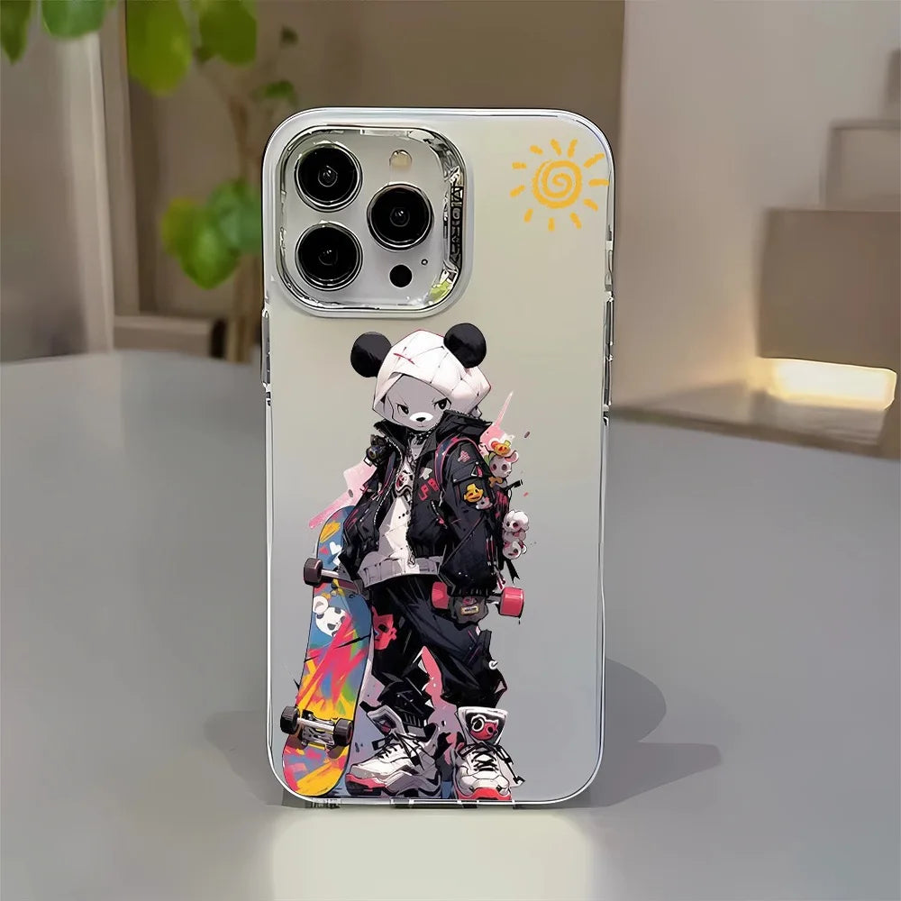 Case Cool Cartoon Fashion Skull Graffiti Color Laser Printing
