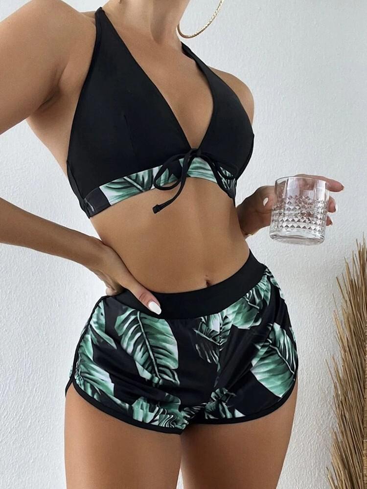 Suit Bikini Set Plus Size Swimwear Women Beach Swimming Suit