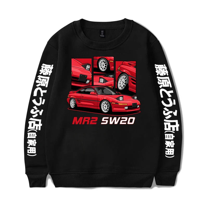Cool Racing Car MR2 SW20 Graphic Sweater