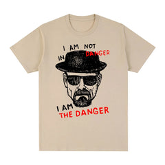 Breaking Bad Heisenberg Vintage T-shirt I Am The Danger Casual