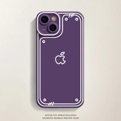 Light BlueFashionable, Minimalist, Creative, and High-end Phone Case Suitable