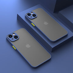 Matte Phone Case for IPhone  Luxury Soft Silicone Shockproof