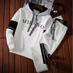 Men Sweatshirt Set Sweatpants Tracksuit Pullover Streetwear