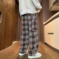 Men Autumn Winter Sweatpants Thicken Hip Hop Streetwear Casual Baggy