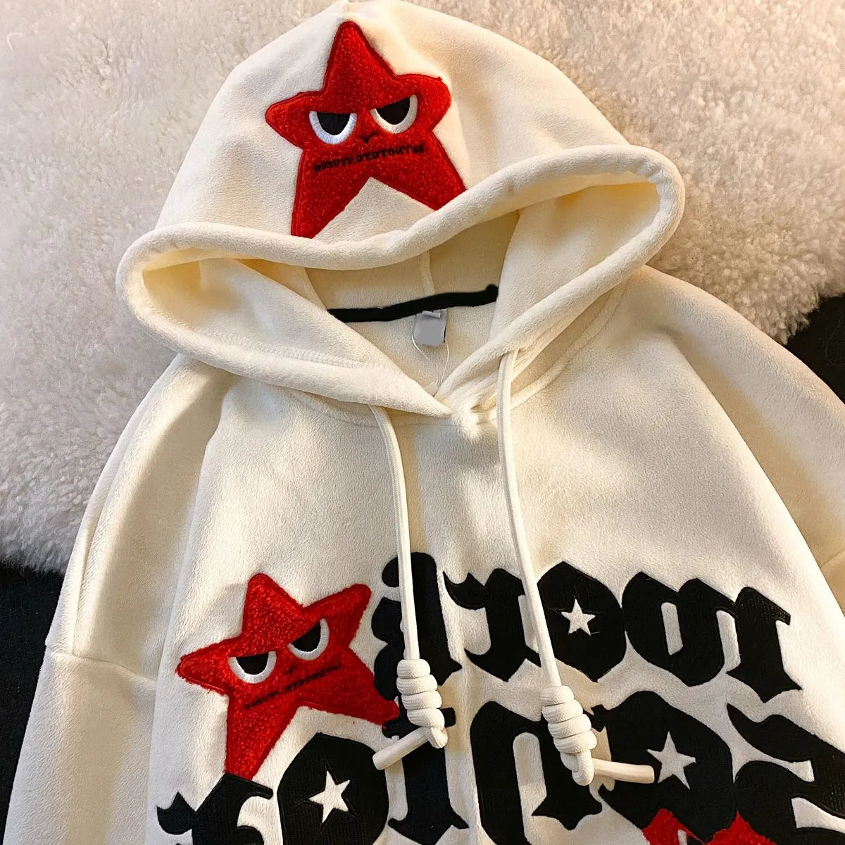 Y2K Hip Hop Star Hoodie Fashion Streetwear for Women