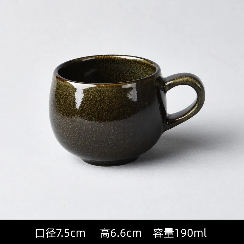 Creative Retro Household Water Coffee Micro-defective Ceramic Cup Personality Trend Mug Japanese