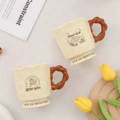 Creative Wine Feet Cup Milk Fufu Niche Design Home Office Ceramic