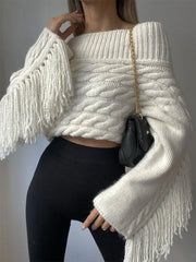 Fringe Moves Sweater Top