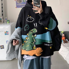 Hoodies women Sweatshirts Print Anime Hoody Streetwear Tops  clothes punk Autumn