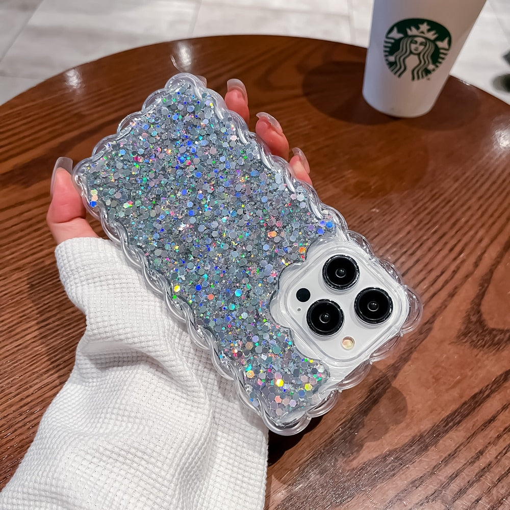 Cute Luxury Glitter Case Bling Soft Cover for iPhone Cases
