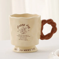 Creative Wine Feet Cup Milk Fufu Niche Design Home Office Ceramic