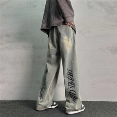 Street Swagger: Fashion-forward Straight Leg Jeans