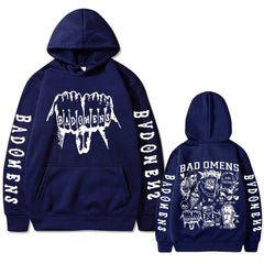 Bad Omens Graphic Hoodie Gothic Streetwear