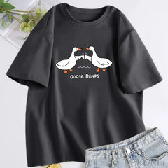 Silly Goose Bumps T-shirt Unisex Summer Tee