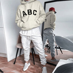 Hoodie Men Print Round Neck Best Quality High Street Sweatshirt