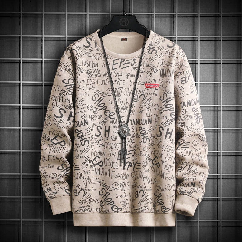 Sweatshirt Men Hoodies Casual Streetwear Clothes
