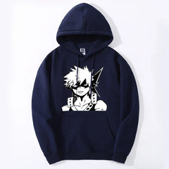 2024 My Hero Academia Men's Hoodie Anime Streetwear