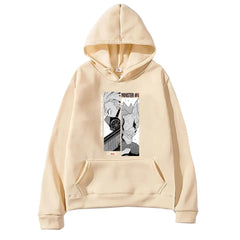 Manga Kaiju No. 8 Hoodies Hibino Kafka Printed Hooded Streetwear