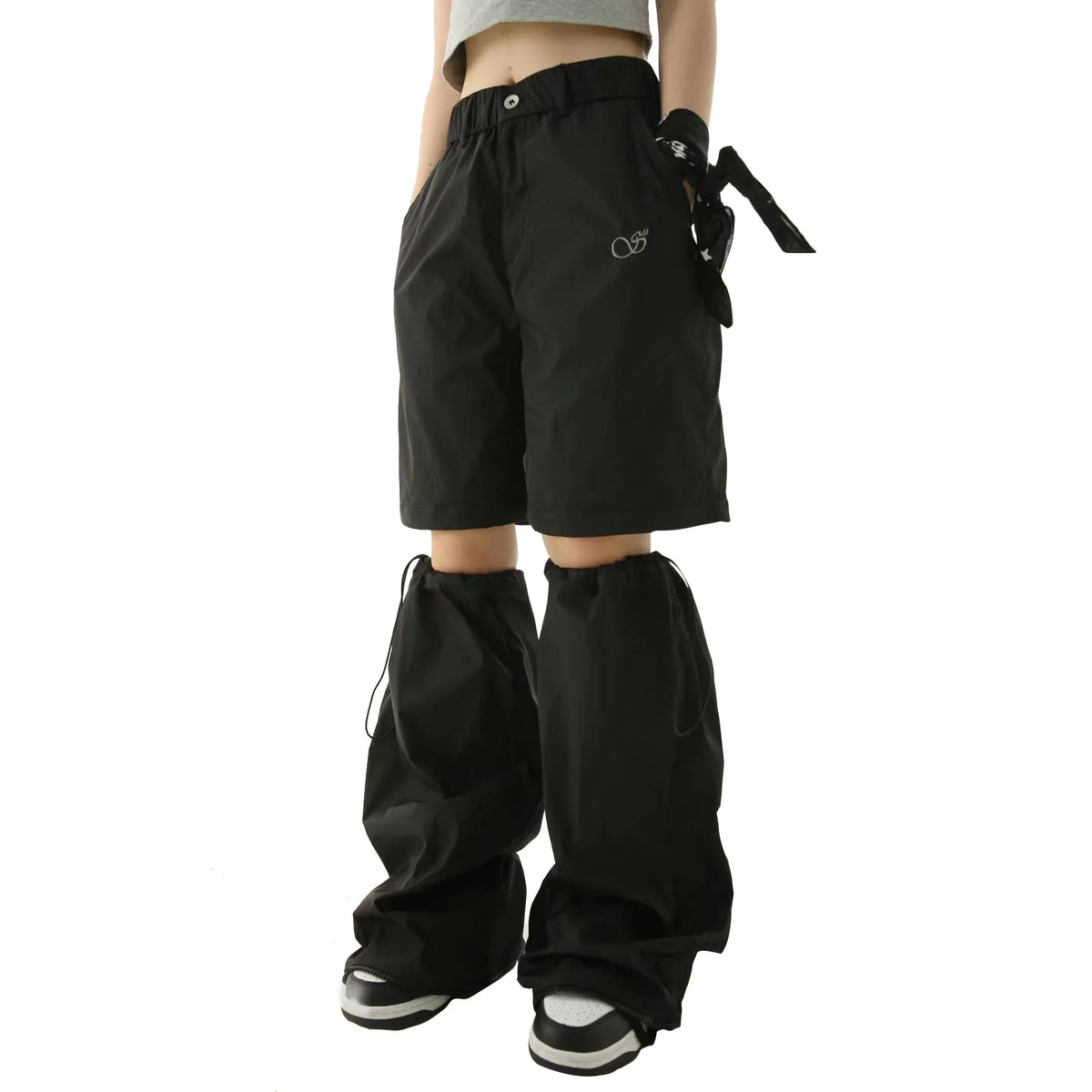 Y2K Detachable Track Pants for Women