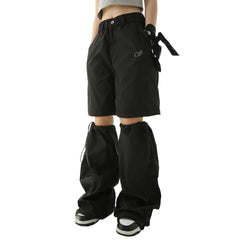 Y2K Detachable Track Pants for Women