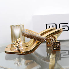 Let's Roll The Dice High Heel Sandals