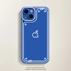 Light BlueFashionable, Minimalist, Creative, and High-end Phone Case Suitable