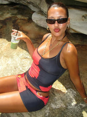 Floral Fantasy Two Piece Skirt Set