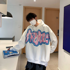 Men Hoodies Harajuku Pullovers Tops Hip Hop Casual