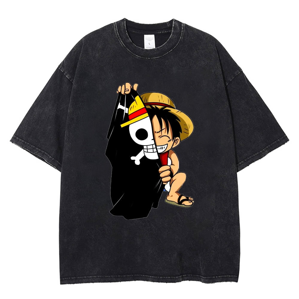 Men T-Shirts Anime Print Streetwear