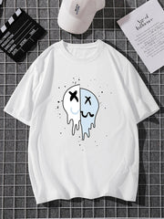 Men's Graphic Print Smiley T-Shirts - Casual
