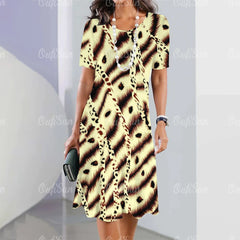 Leopard Midi Dress 2024