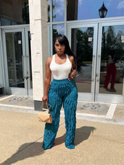 The Perfect Match Ruffle High Waisted Pants