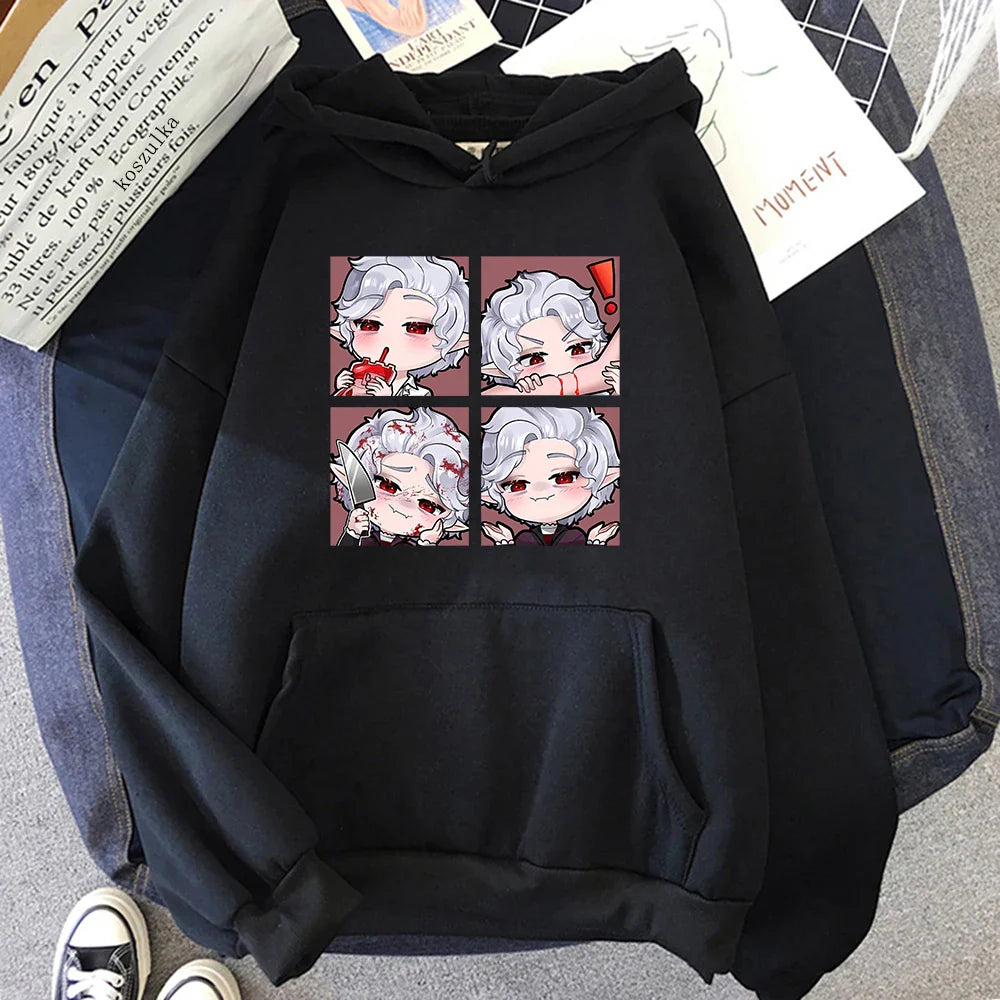 Kawaii Astarion Hoodie: Vintage Charm for Aesthetic Fashionistas