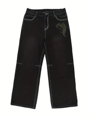 Men Hip Hop Jeans Casual High Street Skateboard